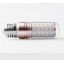 灯泡螺口E27E14节能超亮12WLED灯泡家用双色带罩室内吊灯暖白光源 灯