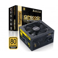 额定500W GP600G黑金版电源（金牌认证/宽幅/背线/智能温控风扇/台式机电脑主机箱电源）