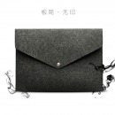羊毛毡文件夹A4文件袋高档办公包公文包收纳包袋档案袋ipad手拿包