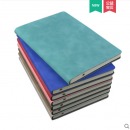 笔记本子简约大学生日记本复古记事本商务羊巴皮软皮小号便携可印logo工作会议记录本a5/b5课堂笔记本定制