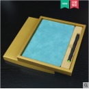 笔记本子简约大学生日记本复古记事本商务羊巴皮软皮小号便携可印logo工作会议记录本a5/b5课堂笔记本定制