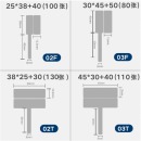 精臣 JC-B11/B3/B3S 标签机贴纸 彩色白色线缆标签 热敏纸 P型 刀型 F型 T型 双排 02F蓝色25*38+40*100张/卷
