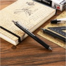 晨光(M&G)文具0.5mm黑色中性笔 按动子弹头签字笔 学生考试水笔
