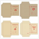 定做无酸纸牛皮纸档案盒订做定制各种档案用品A4（3厘米）