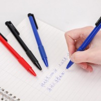 得力文具6546圆珠笔按压式0.7子弹头多色中油笔学生用商务办公男女士创意高档36支书写工具