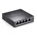 TP-LINK TL-SG1005D全千兆5口交换机快速以太网模块钢壳1000M网络监控接口家用弱电箱分线分流器小型即插插用