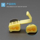 免破皮面T型 电线连接器 纯铜 接线夹子快速接线端子按压式1进2