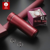 希诺（HEENOOR）保温杯商务便携杯子不锈钢男士泡茶水杯女士时尚杯子带滤网礼盒装大容量礼