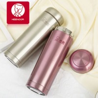 希诺（HEENOOR）保温杯男女士不锈钢水杯时尚商务直身杯子可爱小巧便携 低调 230ml
