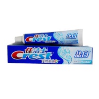 佳洁士盐白牙膏 清凉薄荷型 去牙渍 抗菌美白 抗敏