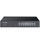 TP-LINK 16口全千兆交换机 非网管T系列 企业级交换器 监控网络网线分线器 分流器