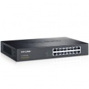 TP-LINK 16口全千兆交换机 非网管T系列 企业级交换器 监控网络网线分线器 分流器