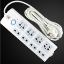 子弹头插座 排插插排 8米线板 接线板插板