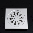 不锈钢下水漏斗 地漏大排量室外阳台院子雨水防臭