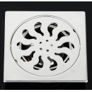 不锈钢下水漏斗 地漏大排量室外阳台院子雨水防臭