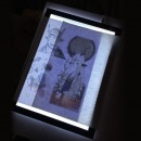 A4A3拷贝台LED临摹台透光板动漫透光箱书法素描发光透写台超薄