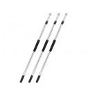 不锈钢伸缩手摇手持旗杆户外活动国旗手挥杆