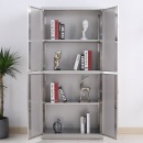 文件柜铁皮柜办公柜子资料柜档案柜财务专用带锁304不锈钢