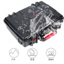 Smatree适用于大疆御2无人机收纳包Mavic2 Pro/zoom版配件收纳箱防水箱