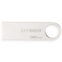 金士顿（Kingston）32GB U盘 DTSE9H 金属 银色 精巧时尚 稳定可靠
