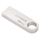 金士顿（Kingston）32GB U盘 DTSE9H 金属 银色 精巧时尚 稳定可靠