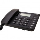 得力13567电话机商务办公家用横式电话机座机免电池时尚造型