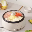 美的（Midea）电火锅家用4L 多功能电炒锅电煮锅 韩式电热锅DY28P151