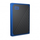 西部数据(WD) 500GB USB3.0 移动固态硬盘（PSSD）My Passport Go 钴蓝色 坚固耐用 小巧便携