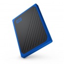 西部数据(WD) 500GB USB3.0 移动固态硬盘（PSSD）My Passport Go 钴蓝色 坚固耐用 小巧便携