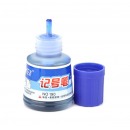 宝克（BAOKE）NO190 记号笔墨水 蓝色 36ml/瓶