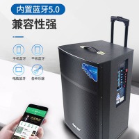 先科广场舞户外音响K歌便携拉杆蓝牙音箱大功率低音炮