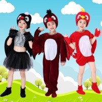 儿童动物演出服装幼儿园表演卡通服饰小龙小鸟灰色考拉连体服