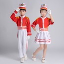 六一幼儿园升旗手服装儿童仪仗队表演服国旗班鼓手服鼓号队演出服
