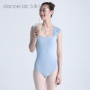 芭蕾舞连体体操体服糖果色宽肩带成人基训练功服