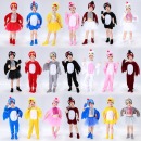 儿童动物演出服装幼儿园表演卡通服饰小龙小鸟灰色考拉连体服