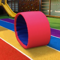 幼儿园坦克垫爬行圈感统训练器材儿童车轮滚滚亲子互动游戏道具