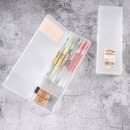 简约笔盒 磨砂铅笔盒PP塑料收纳笔盒学生文具盒