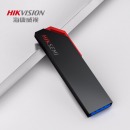 海康威视(HIKVISION) 32GB USB3.0 金属U盘X303刀锋黑色 一体封装防尘防水 电脑车载投标高速优盘系统盘
