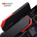 海康威视(HIKVISION) 32GB USB3.0 金属U盘X303刀锋黑色 一体封装防尘防水 电脑车载投标高速优盘系统盘