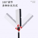 方形补光灯拍照室内打光led摄影灯光可调色温摄像灯轻薄婚庆人像拍摄食品珠宝服装摄影灯平板
