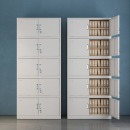 分体铁皮柜文件柜档案柜资料柜凭证柜办公室钢制储物柜铁柜（850*390*360）