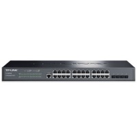 TP-LINK TL-SG5428 24口千兆三层网管交换机 4个光纤口
