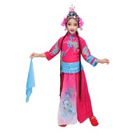 儿童俏花旦演出服舞蹈戏曲表演服国剧京剧水梨园女小花旦唱戏服装