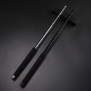 国产伸缩棍 淬火加厚加硬三节棍防狼棍车载防身棍伸缩铁棍安保武术器材防爆棍棒