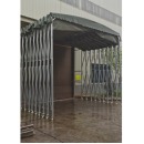 国产遮阳棚伸缩式雨棚 大型移动推拉雨棚夜市排挡帐篷收缩遮阳蓬停车棚活动仓库伸缩棚子 定做其它尺寸款请联系客服