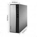 联想(Lenovo)天逸510S 个人商务台式机电脑整机(i5-10400 8G 1T+256G wifi win10)23.8英寸显示器