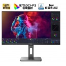AOC 28英寸 4K 10Bit IPS广色域 HDR Mode 出厂校色 低蓝光不闪 快拆旋转升降 电脑办公显示器 U28P2U/BS