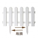 塑料栅栏白色室内围栏户外篱笆护栏圣诞装饰小栅栏花园围栏白栏杆