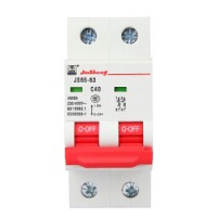 JYS金胜电线空气开关2P 双极小型断路器 C20A32A63A 家用电源微型开关 2P 