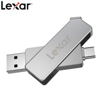 雷克沙（Lexar）D30c U盘 手机电脑两用优盘 USB 3.1 Type-C双接口闪存盘 256G U盘 读速150MB/s
